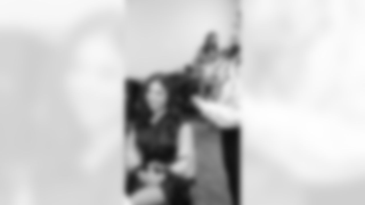 A backstage look at the dancers before the Week 7 game vs. the Texans on October 20, 2025.