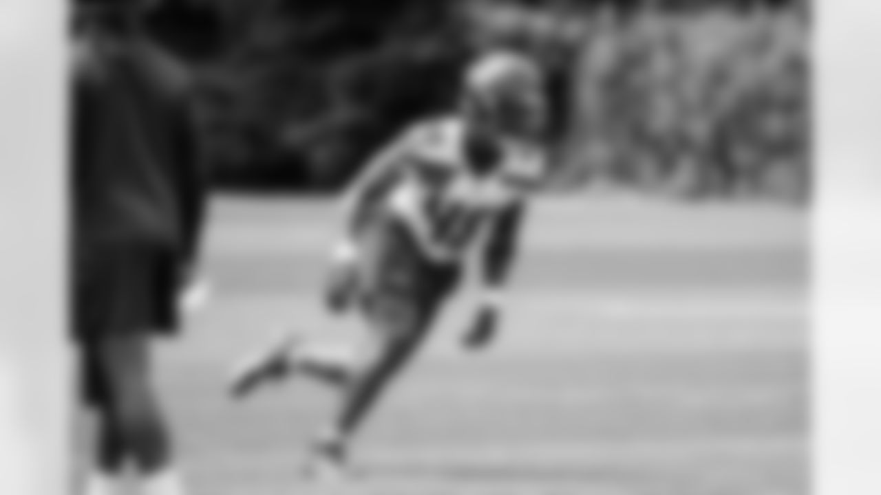 Seahawks linebacker Tyrice Knight (48) participated in the Seahawks 2025 offseason workout program.