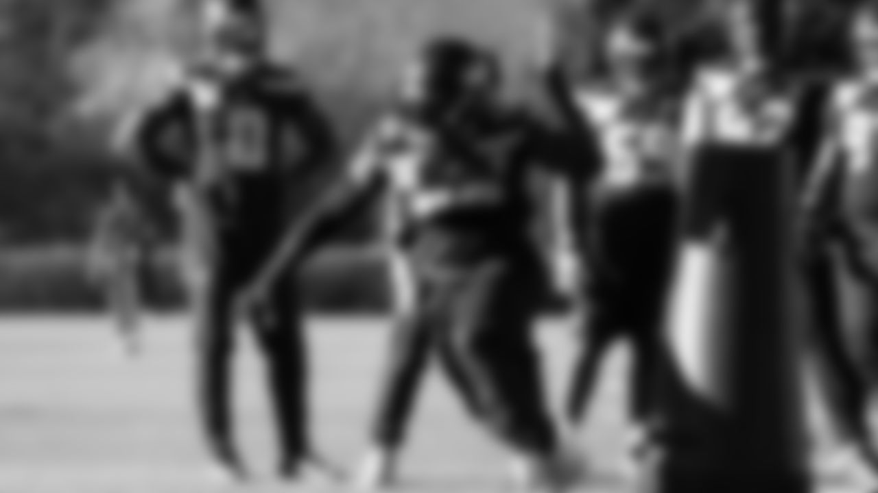 Seahawks linebacker Derick Hall (58) practiced on Wednesday, November 19 at the Virginia Mason Athletic Center.