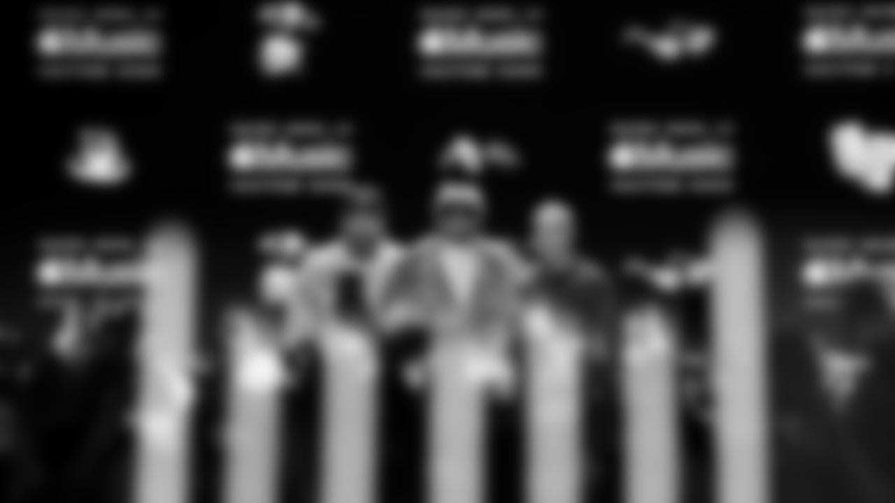 Bad Bunny poses for a photo at the Apple Music Halftime Show press conference ahead of the Super Bowl 60 football game on Thursday, February 5, 2026 in San Francisco. (Madilyn Gemme/NFL)