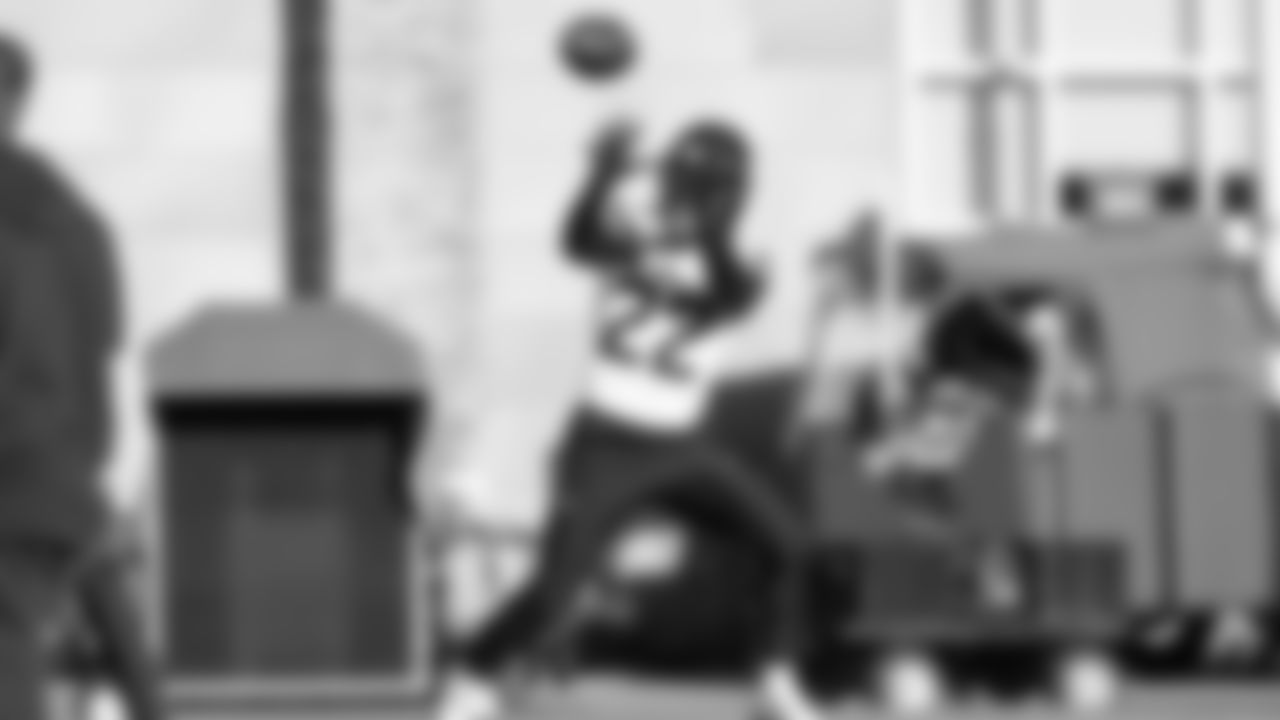 Seahawks wide receiver Rashid Shaheed (22) practiced on Wednesday, November 19 at the Virginia Mason Athletic Center.