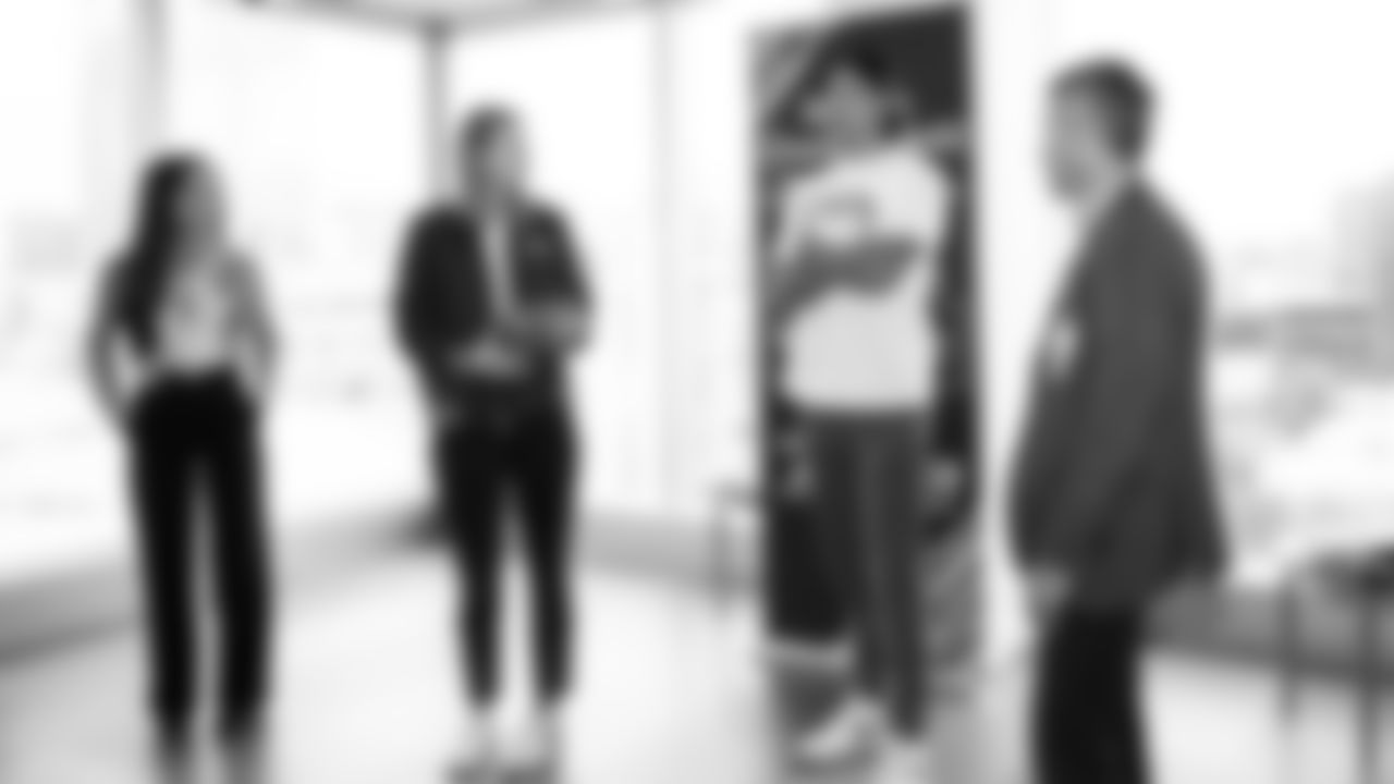 Seahawks wide receiver Jake Bobo presented the official game ball to Virginia Mason Franciscan Health on October 28, 2025.