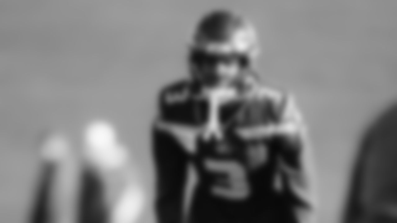 Seahawks safety Nick Emmanwori (3) practiced on Wednesday, December 31, 2025 at the Virginia Mason Athletic Center.