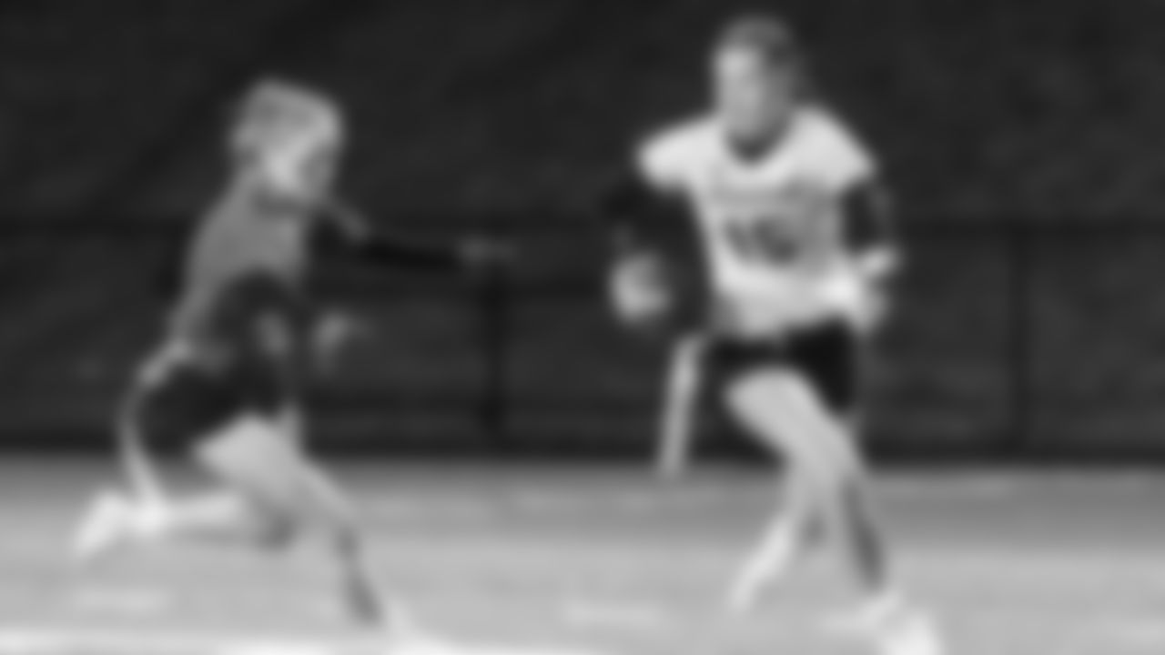 The Seahawks visited Lake Washington High School on Thursday, December 11, 2025 with Seahawks Cornerback Josh Jobe for the second Girls Flag Takeover of the season featuring varsity games between Issaquah High School vs. Juanita High School and Skyline High School vs. Lake Washington High School.