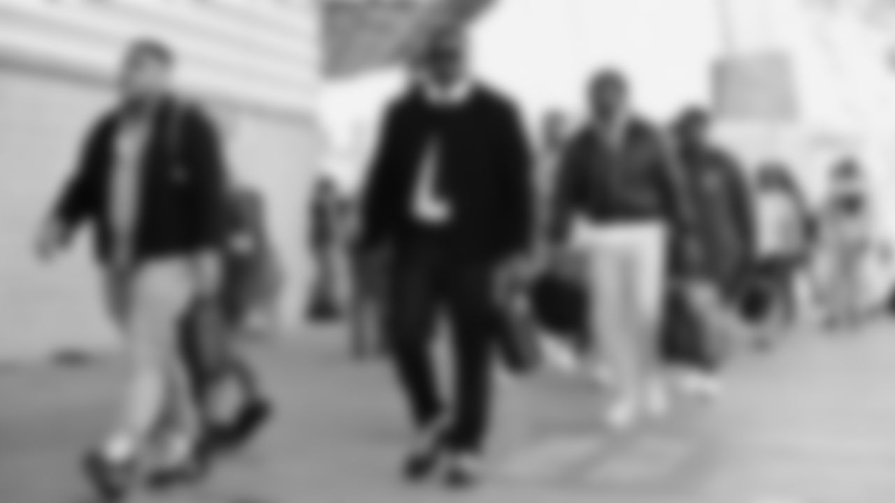 Seahawks defensive tackle Jarran Reed (90) arrived at Levi's Stadium for the Super Bowl LX matchup vs. the New England Patriots on Sunday, February 8, 2026.