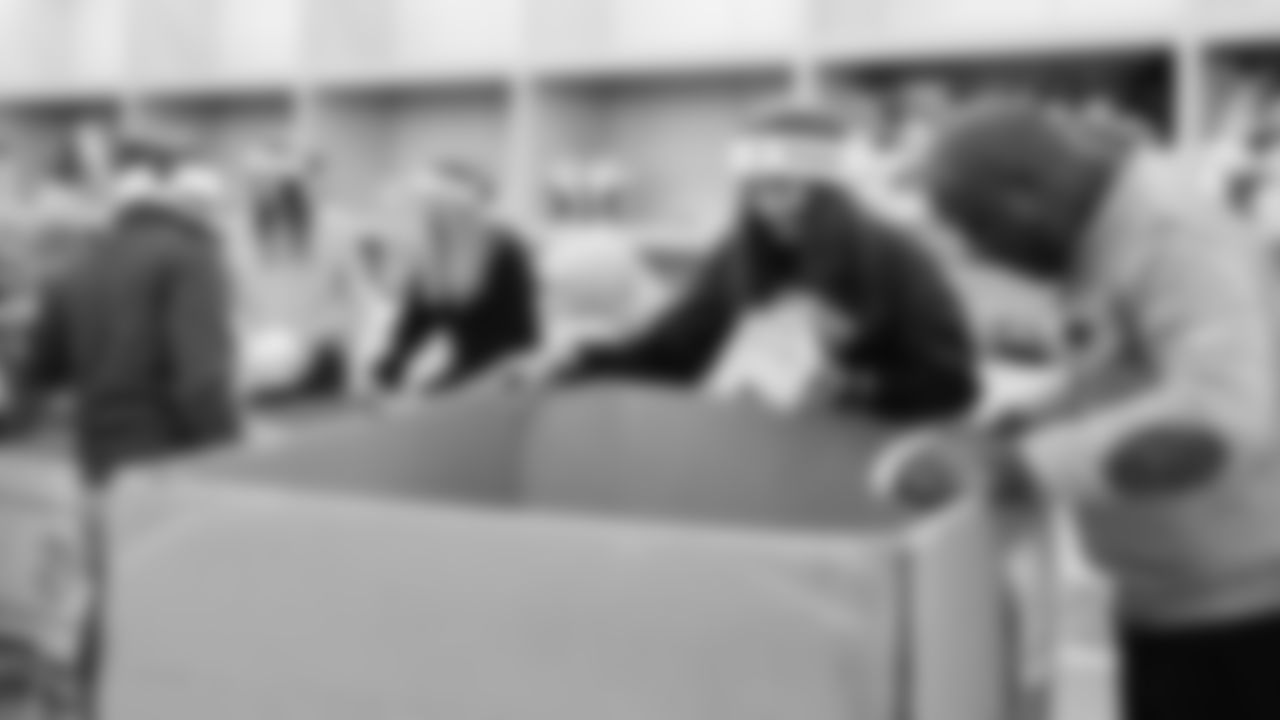 In spirit of the holiday season, the Seahawks volunteered on Wednesday, December 10th, 2025, at the Salvation Army Christmas Warehouse in Tukwila, WA, where they sorted donated toys and contributed $1,000 worth of additional toy donations.