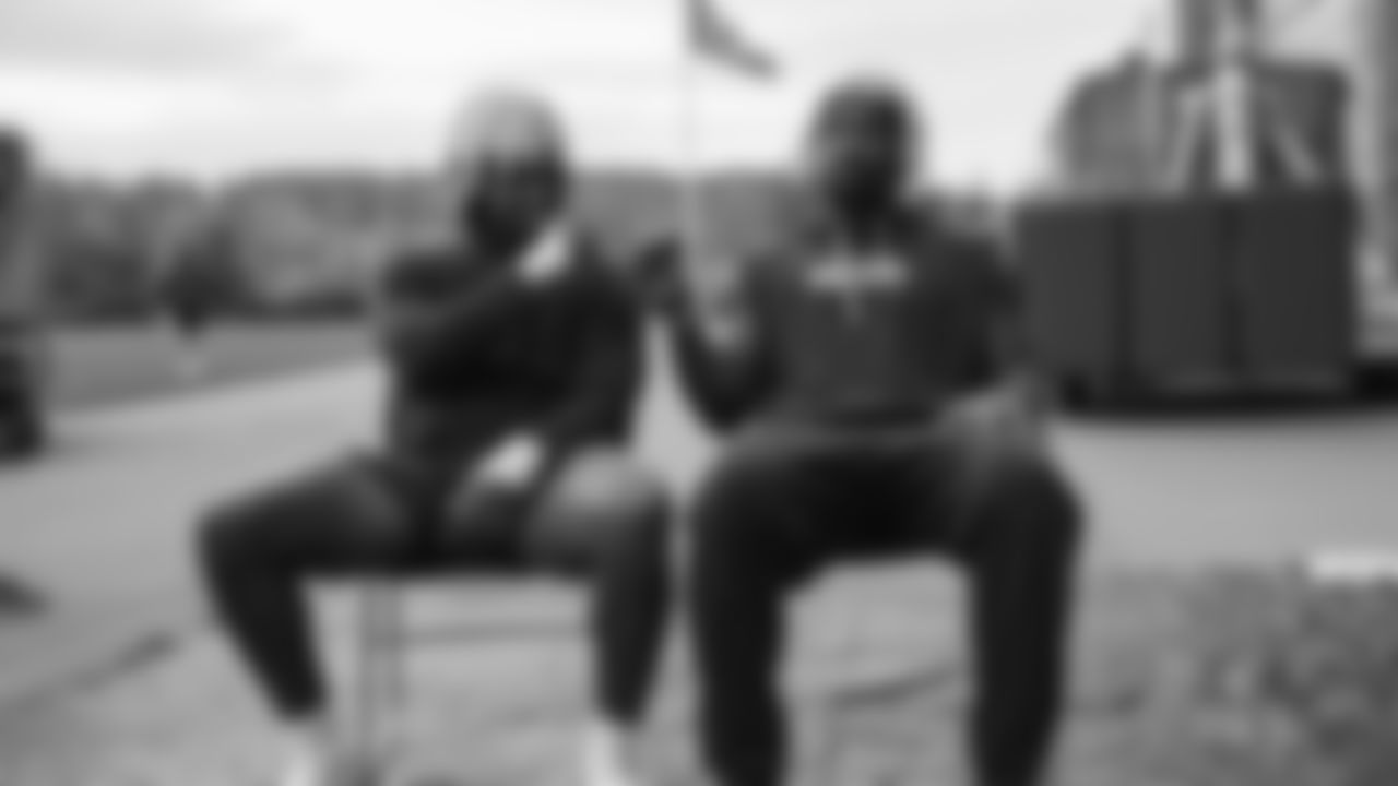 Seahawks linebackers DeMarcus Lawrence and Tyrice Knight were awarded the NVP award on November 12, 2025.