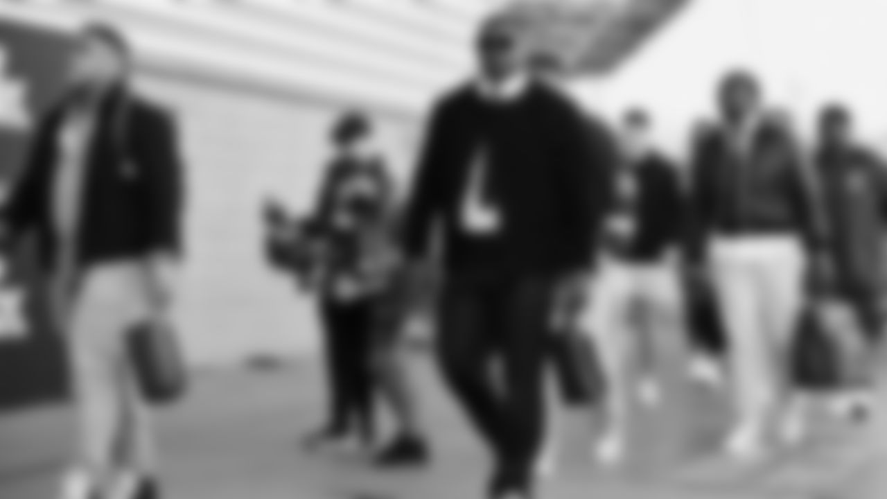 Seahawks defensive tackle Jarran Reed (90) arrived at Levi's Stadium for the Super Bowl LX matchup vs. the New England Patriots on Sunday, February 8, 2026.