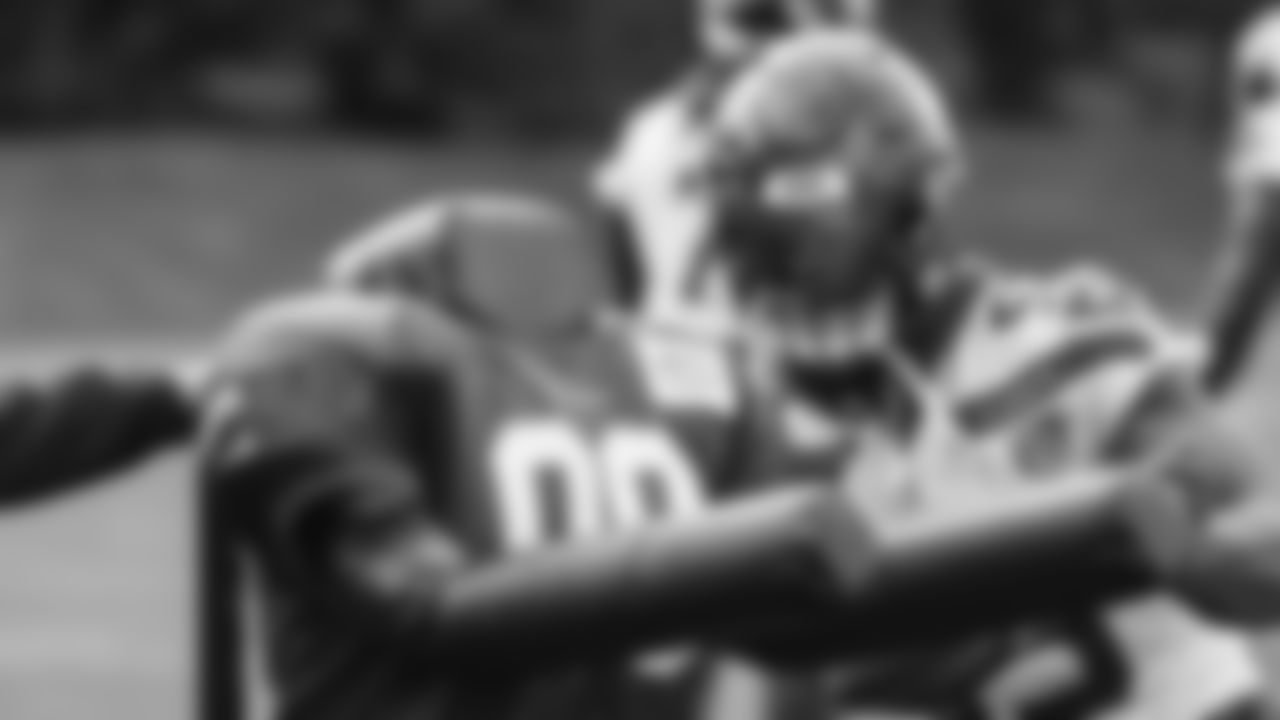 Seahawks linebacker Boye Mafe (53) practiced on Wednesday, November 5, 2025 at the Virginia Mason Athletic Center.