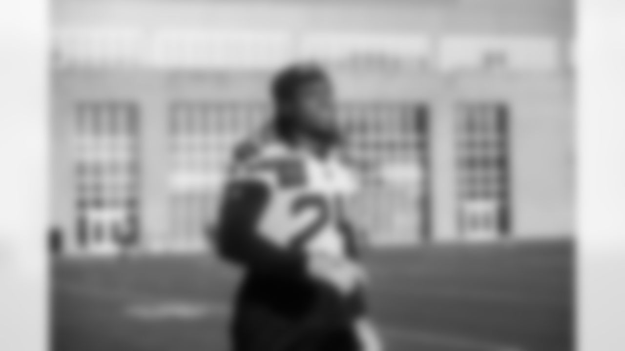 Seahawks safety K'Von Wallace (24) practiced on Wednesday, December 11, 2024 at the Virginia Mason Athletic Center