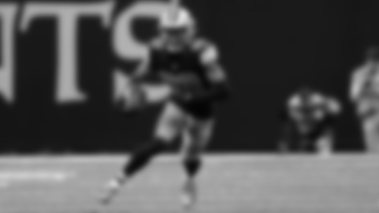 New Orleans Saints wide receiver Rashid Shaheed (89) runs the ball during an NFL football game against the Los Angeles Rams, Sunday, Nov. 20, 2022, in New Orleans. (AP Photo/Tyler Kaufman)