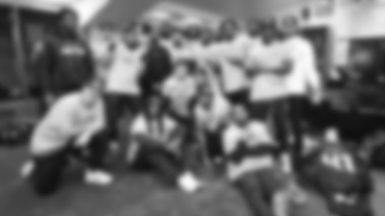 The Seahawks celebrate the 31-27 win vs. the Rams in the NFC Championship on Sunday, January 25, 2026.