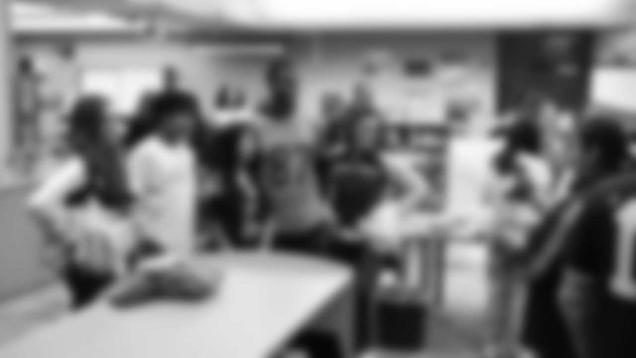 The Seahawks visited BELONG Partners at McKnight Middle School in Renton, WA. as part of the grant announcement on December 10, 2025.