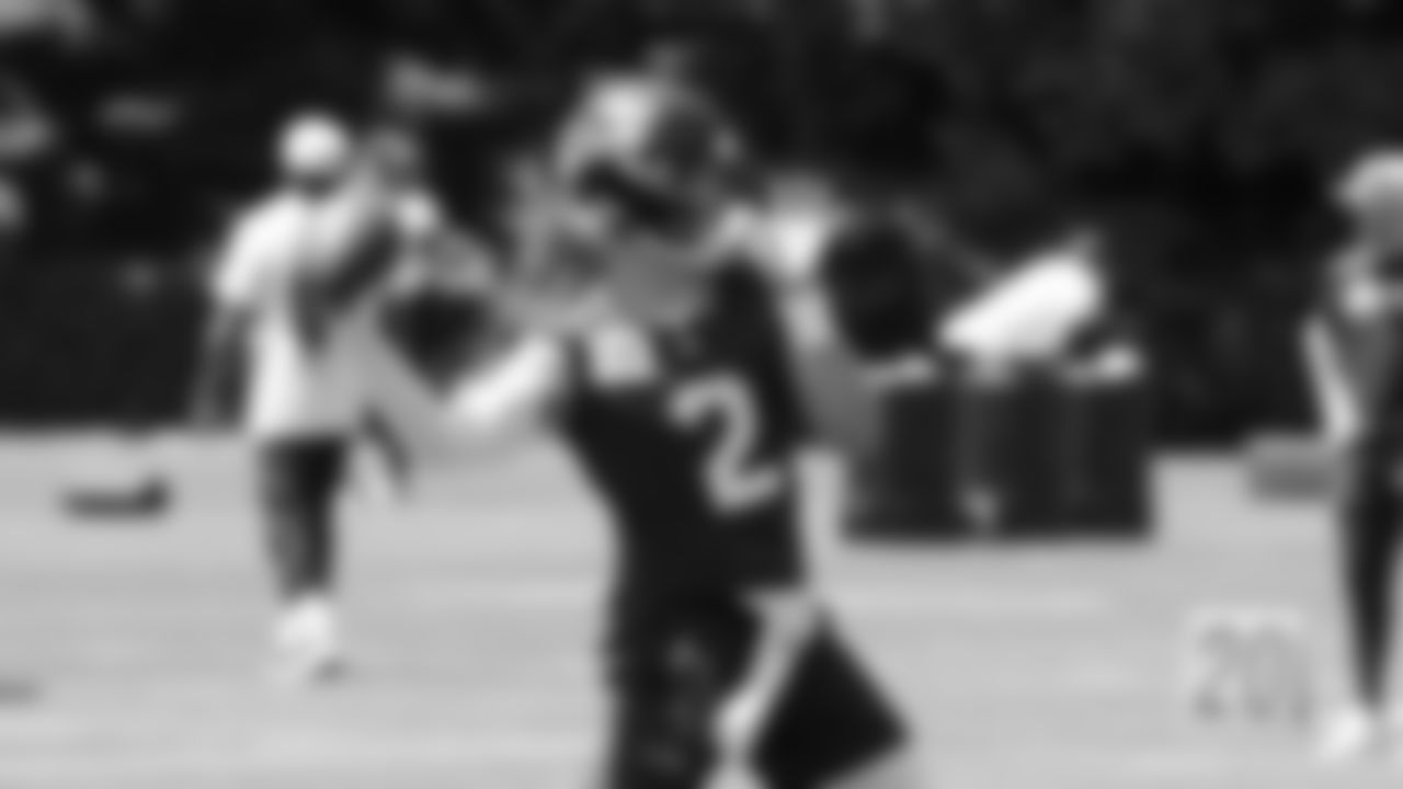 Seahawks quarterback Drew Lock (2) participated in a workout on day one of minicamp on Tuesday, June 10, 2025 at the Virginia Mason Athletic Center.