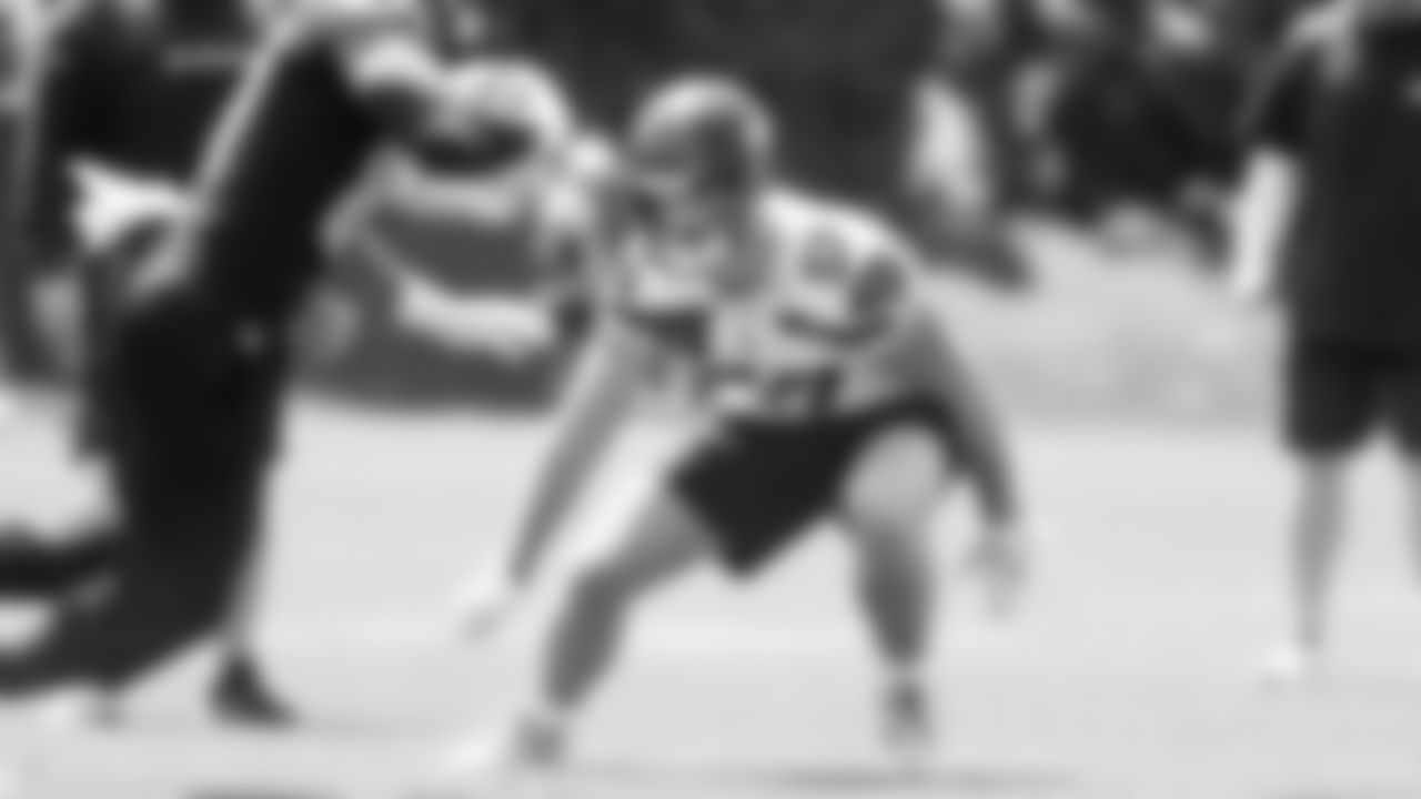 Seahawks linebacker Connor O'Toole (57) participated in a workout on day four of OTAs on Monday, June 2, 2025 at the Virginia Mason Athletic Center.