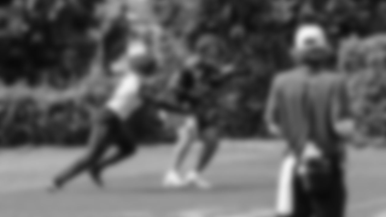 Seahawks tight end Elijah Arroyo (18) practiced on August 19, 2025 at the Virginia Mason Athletic Center.