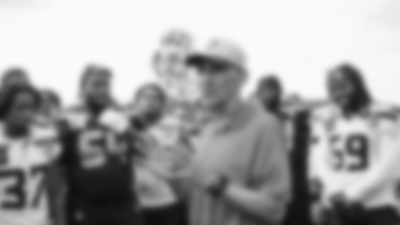 Pro Football Hall of Fame coach Tony Dungy at practice on August 5, 2025 at the Virginia Mason Athletic Center.