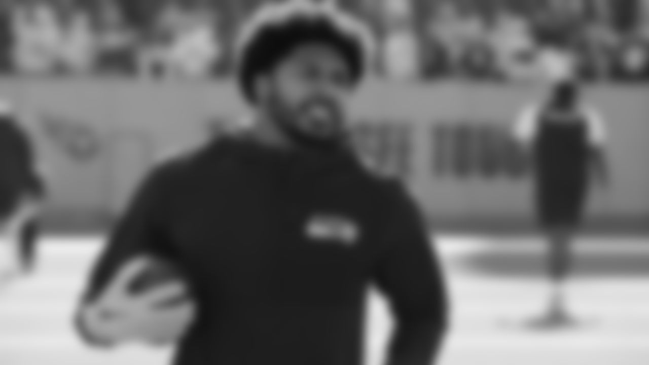 Seahawks cornerback Josh Jobe (29) hit the field at Nissan Stadium for the Week 12 matchup vs. the Titans in Nashville, Tennessee.