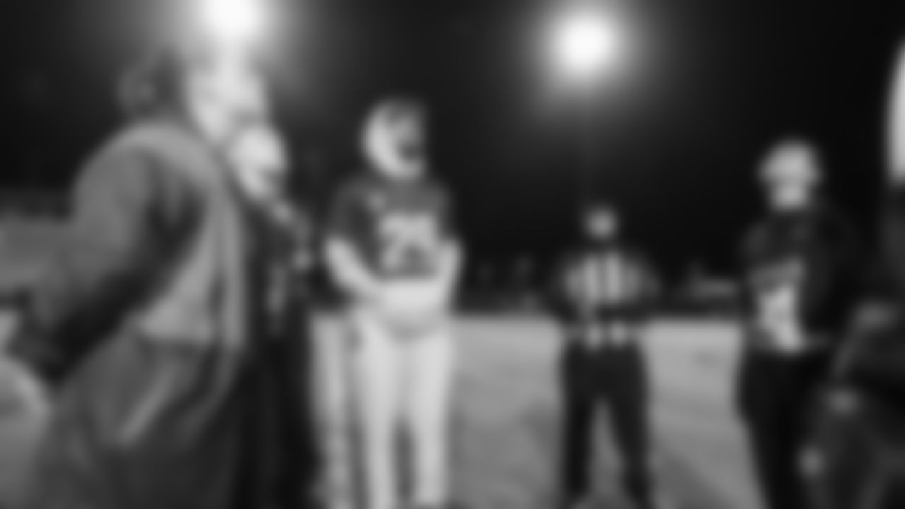 The Seahawks visited Lake Washington High School on Thursday, December 11, 2025 with Seahawks Cornerback Josh Jobe for the second Girls Flag Takeover of the season featuring varsity games between Issaquah High School vs. Juanita High School and Skyline High School vs. Lake Washington High School.