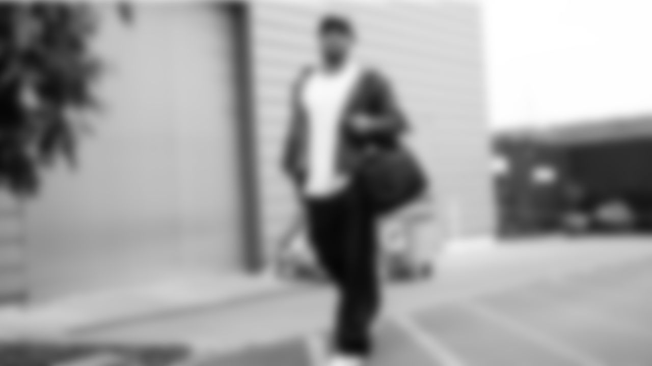 Seahawks wide receiver Jaxon Smith-Njigba (11) departed the Virginia Mason Athletic Center for the Week 12 trip to Nashville, Tennessee on Friday, November 21, 2025.