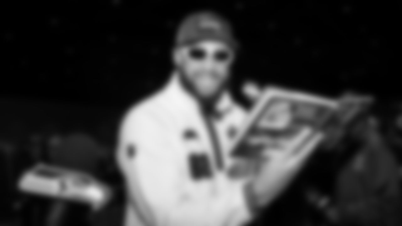 The Seattle Seahawks took part in 'Super Bowl Opening Night' on Monday, February 2 to kickoff Super Bowl LX week in the Bay Area.