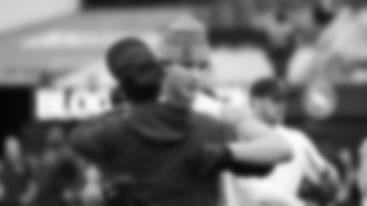 Seahawks tight end AJ Barner (88) during pregame warmups at SoFi Stadium for the Week 11 matchup at the L.A. Rams.