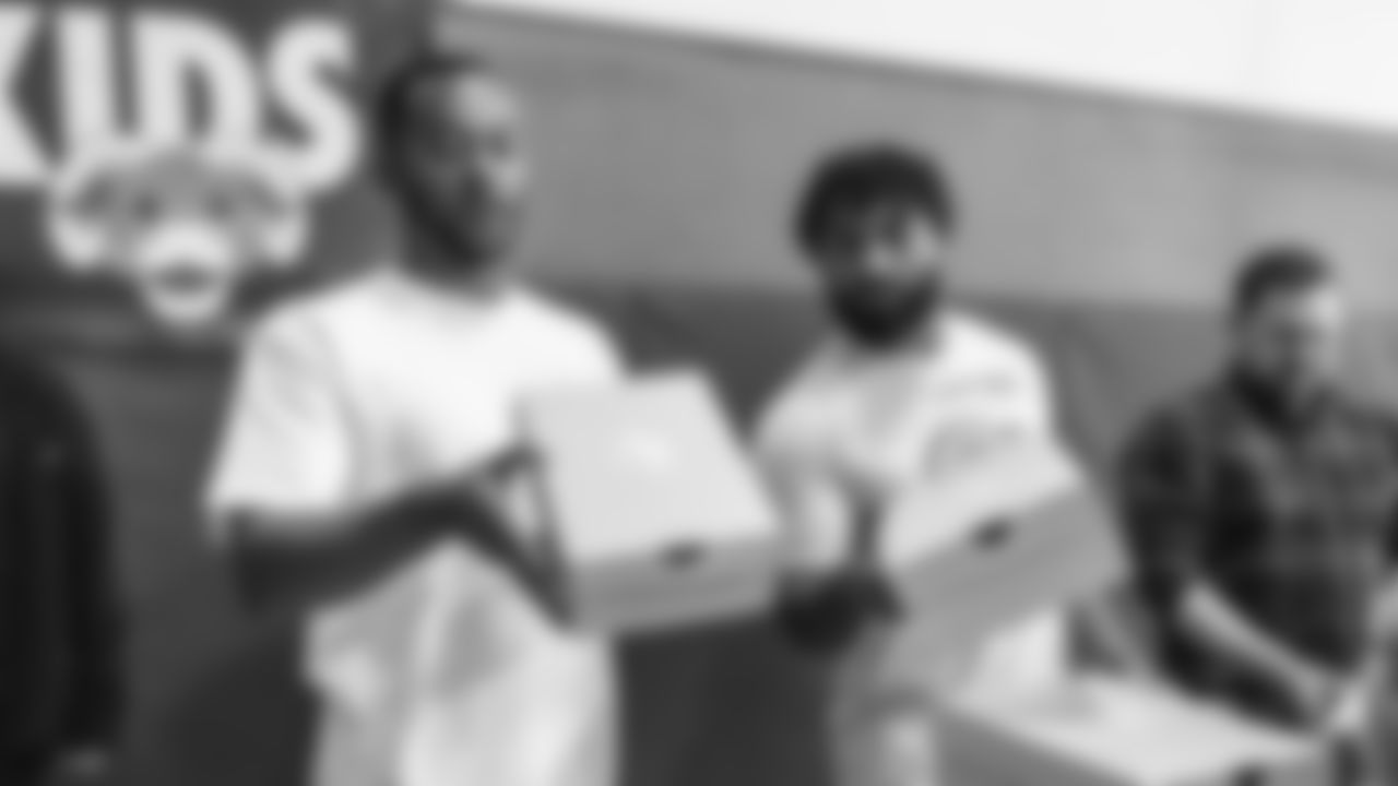 The Seahawks joined forces with the Los Angeles Rams to support youth and families impacted by the Eaton Fire.