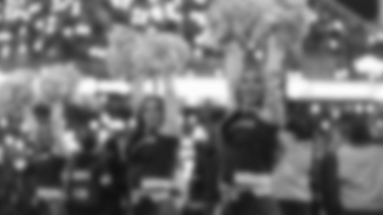 Seahawks dancers on week 7 vs. the Houston Texans on October 20, 2025.