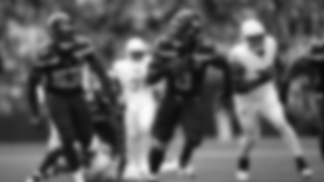 Seahawks defensive end DeMarcus Lawrence (0) vs. the Cardinals in Week 10.