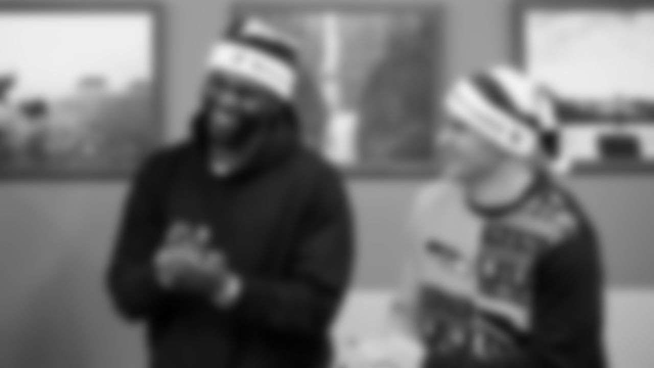 Seahawks Legends hosted a holiday event at the Virginia Mason Athletic Center on December 10, 2025.