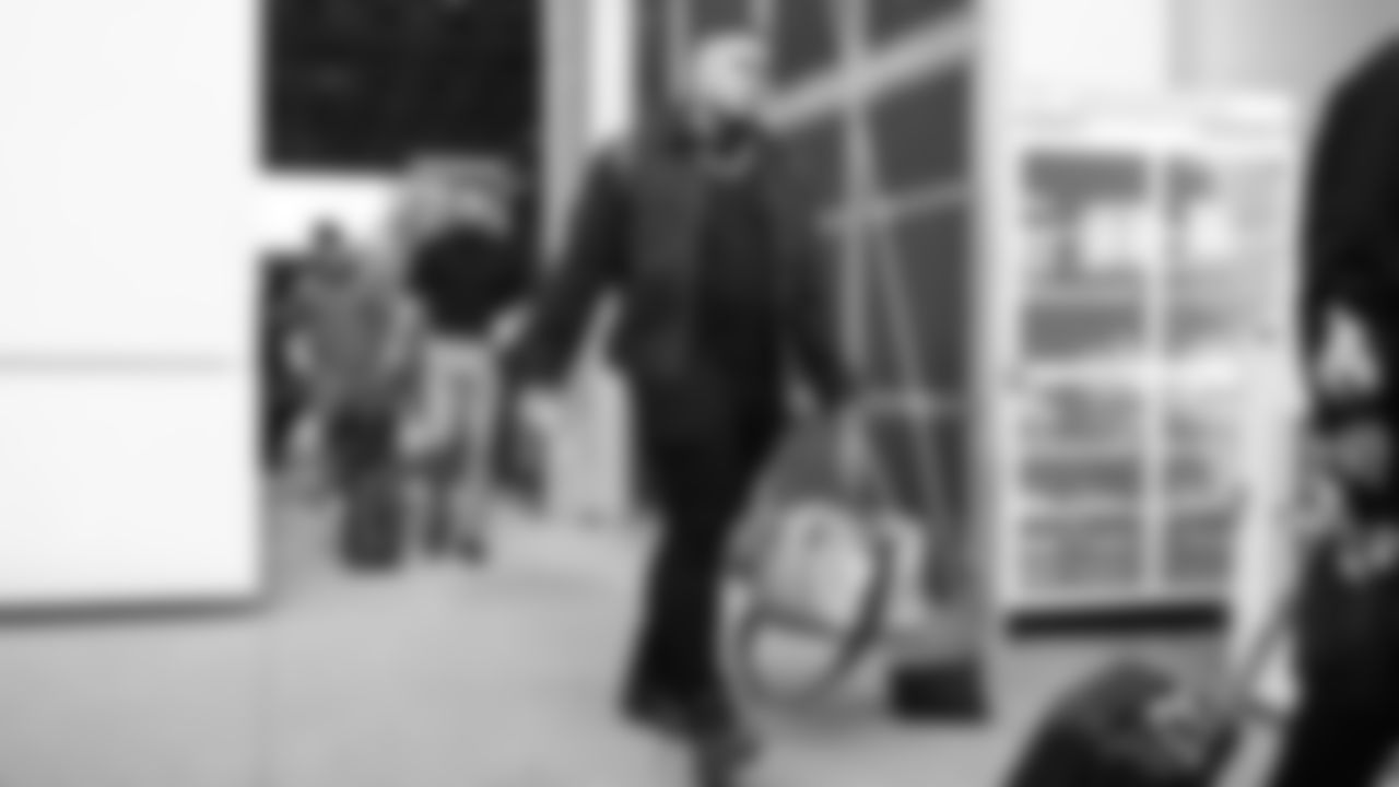 Seahawks defensive tackle Byron Murphy II (91) departed the team hotel for the Week 18 matchup vs. the 49ers at Levi's Stadium.