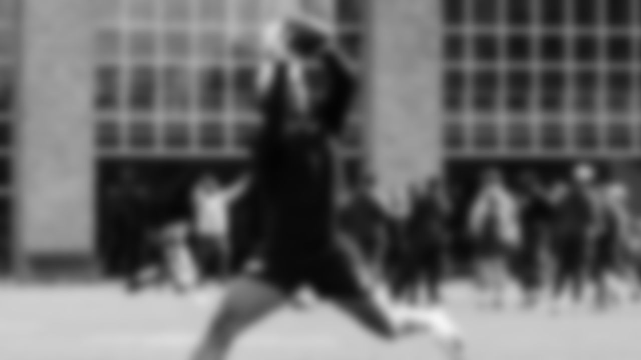 Seahawks wide receiver Jaxon Smith-Njigba (11) participated in a workout on May 12, 2025 at the Virginia Mason Athletic Center.