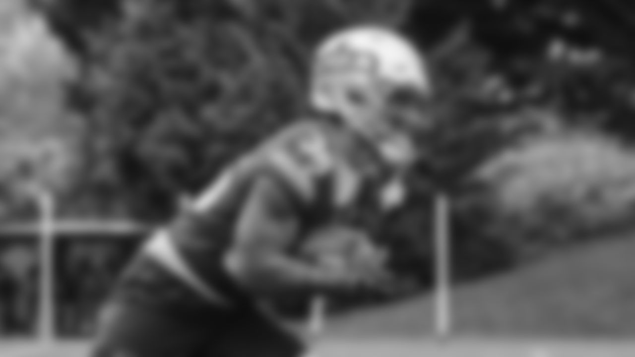 Seahawks running back George Holani (36) practiced on Friday, October 31, 2025 at the Virginia Mason Athletic Center.