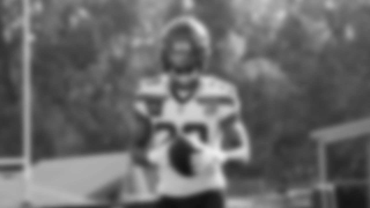 Seahawks cornerback Josh Jobe (29) practiced on Friday, October 17, 2025 at the Virginia Mason Athletic Center.