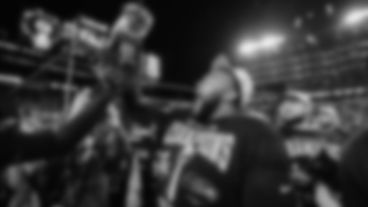 The Seahawks celebrated the 29-13 victory vs. the Patriots in Super Bowl LX.