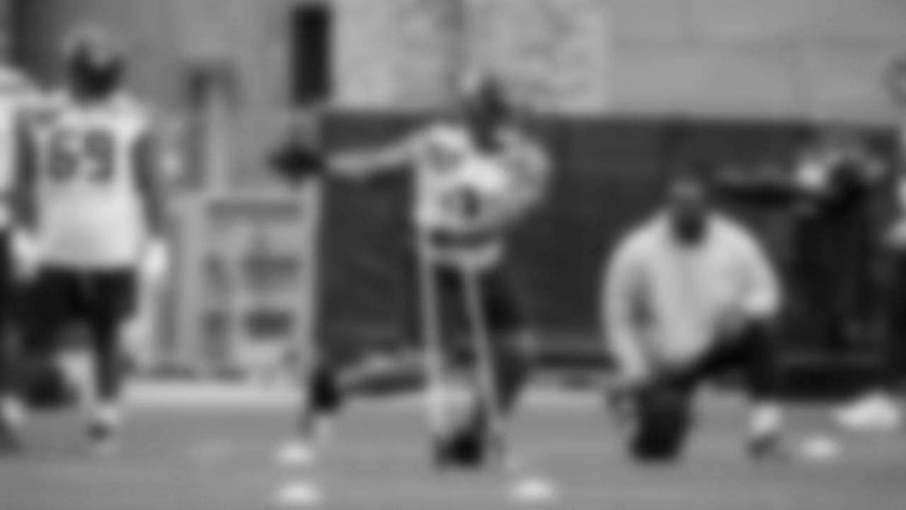 Seahawks defensive tackle Byron Murphy II (91) participated in a workout on day five of OTAs on Wednesday, June 4, 2025 at the Virginia Mason Athletic Center.