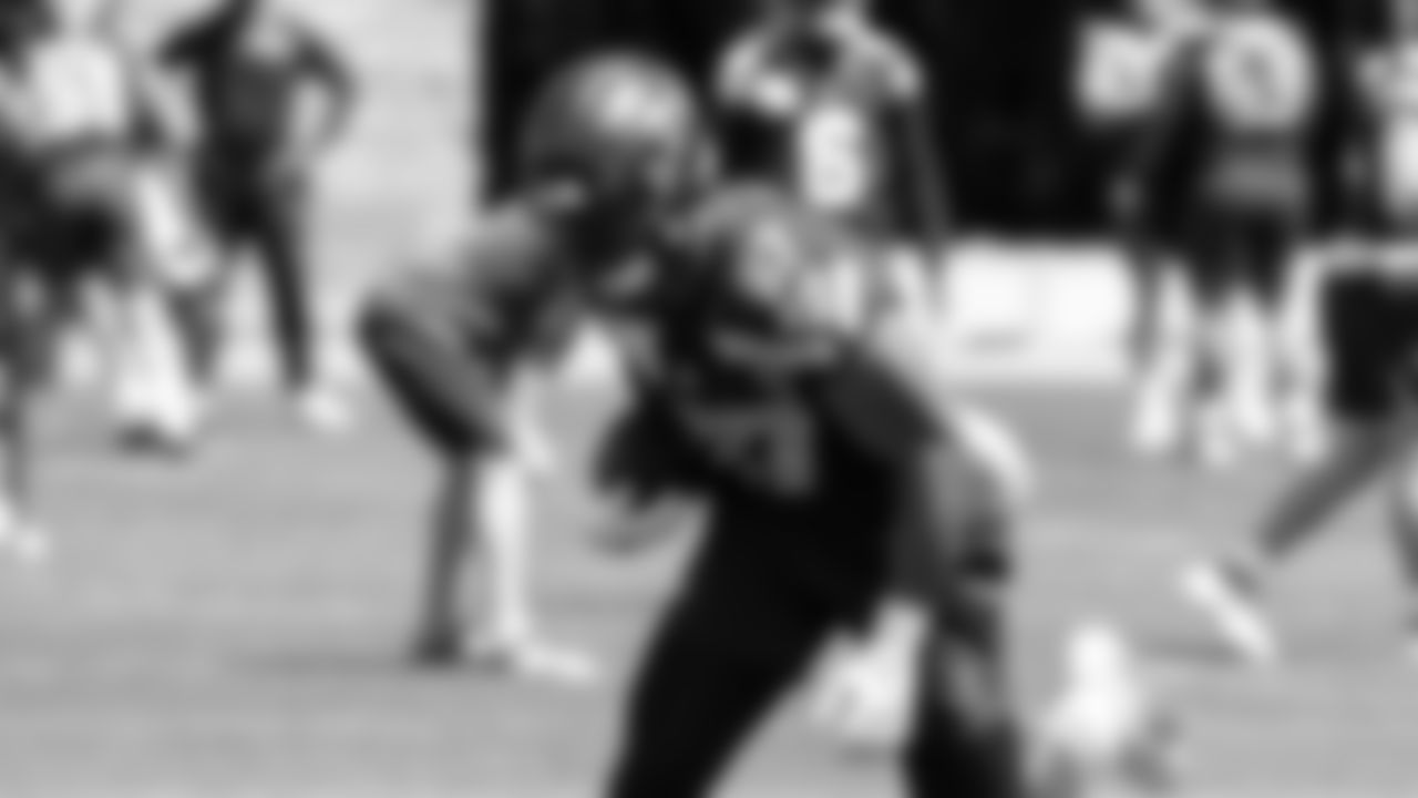 Seahawks tight end Noah Fant (87) participated in a workout on day one of OTAs on Tuesday, May 27, 2025 at the Virginia Mason Athletic Center.