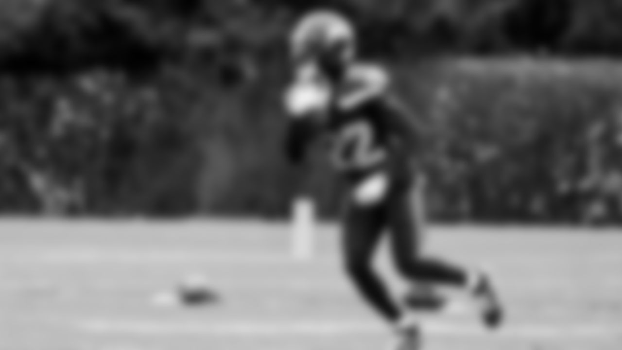 Seahawks wide receiver Rashid Shaheed (22) practiced on Tuesday, January 13, 2026 at the Virginia Mason Athletic Center.