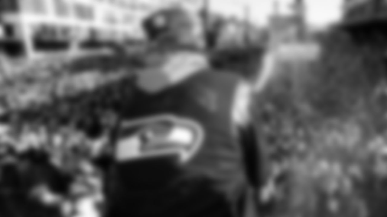 The Seahawks participated in the World Championship Parade through downtown Seattle on February 11, 2026.