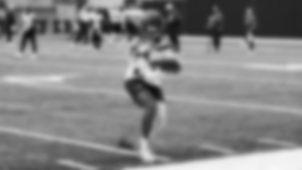 Seahawks wide receiver Rashid Rasheed 22) practiced on Friday, November 14, 2025 at the Virginia Mason Athletic Center.