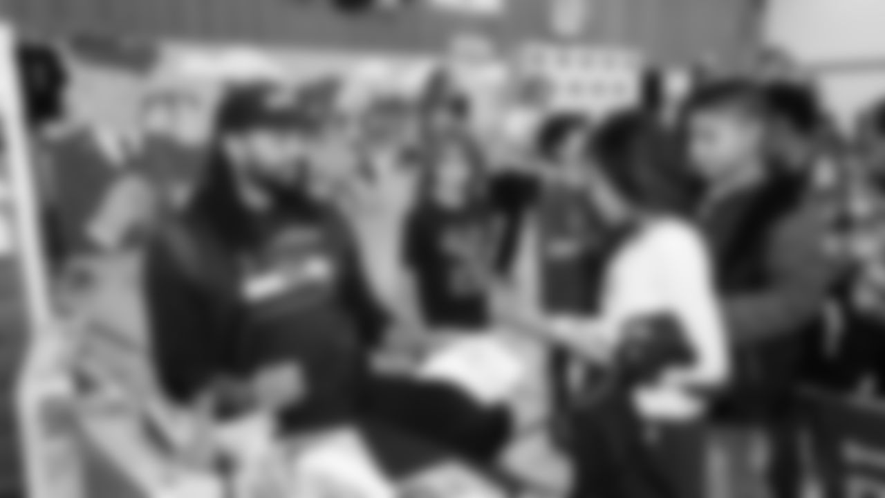 The Seahawks visited Sanislo Elementary on January 14, 2026 as part of the 12-Pages Reading Program.