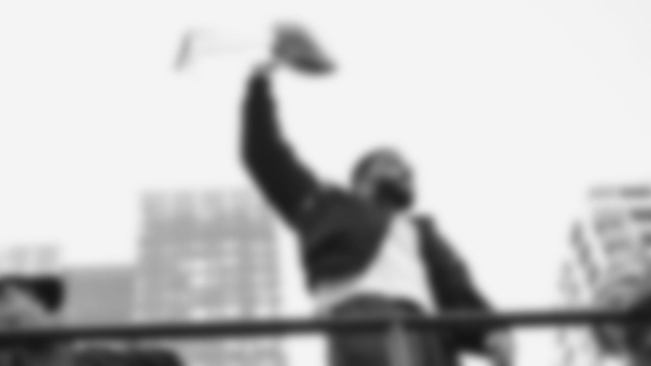 The Seahawks participated in the World Championship Parade through downtown Seattle on February 11, 2026.