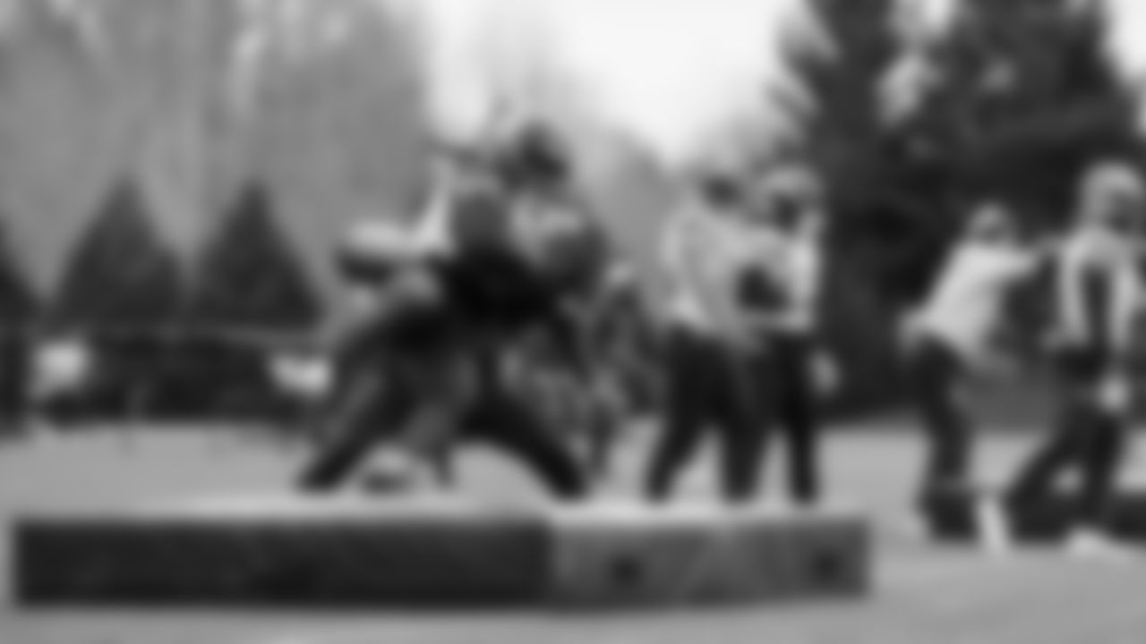 Seahawks wide receiver Courtney Jackson (84) practiced on Tuesday, December, 23, 2025 at the Virginia Mason Athletic Center.