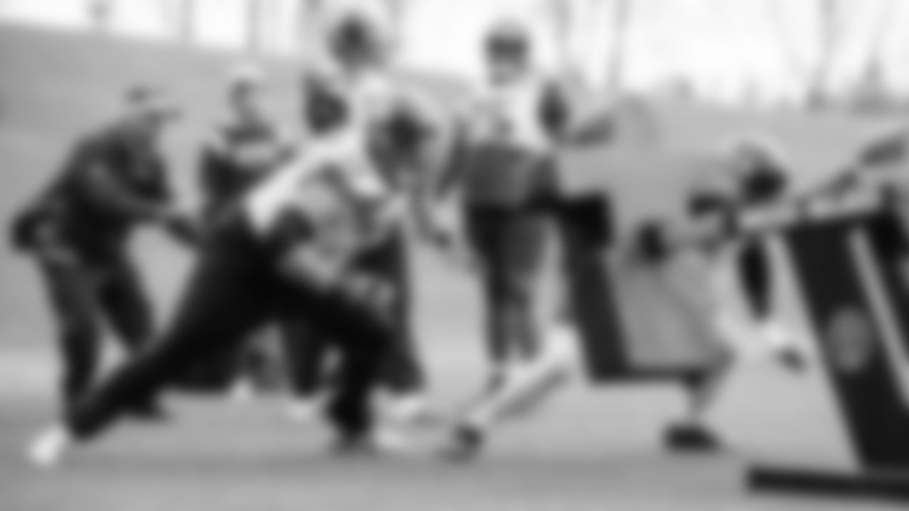 Seahawks guard Bryce Cabeldue (77) practiced on Tuesday, December, 23, 2025 at the Virginia Mason Athletic Center.