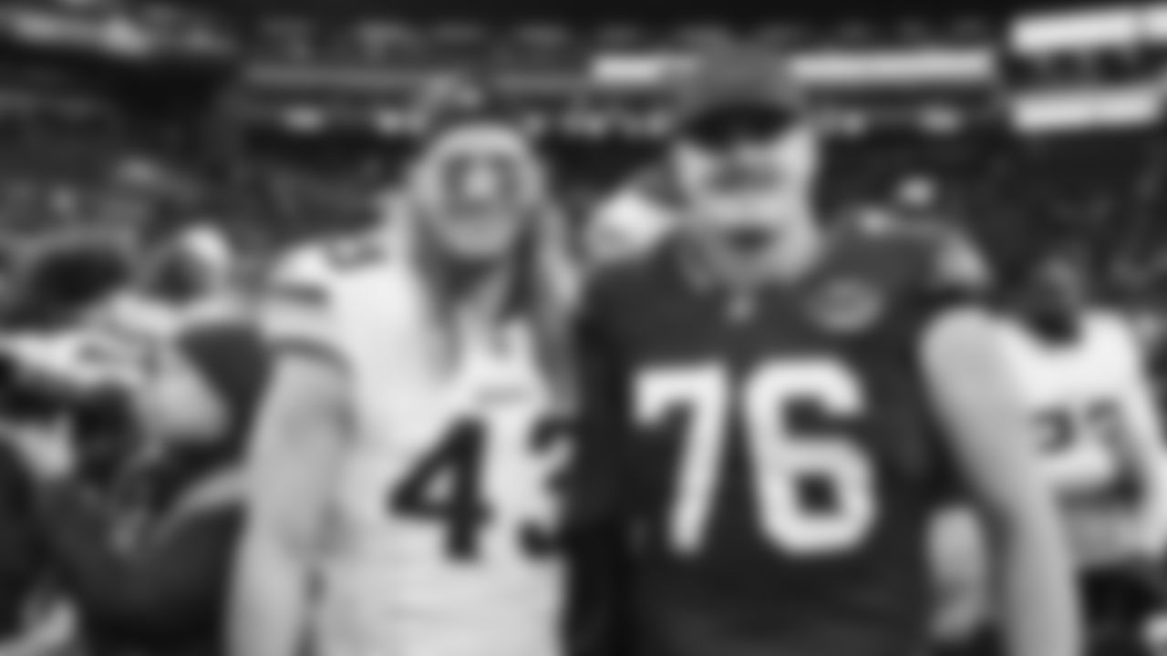 The Seahawks celebrated the 26-0 win vs. the Minnesota Vikings at Lumen Field on November 30, 2025.