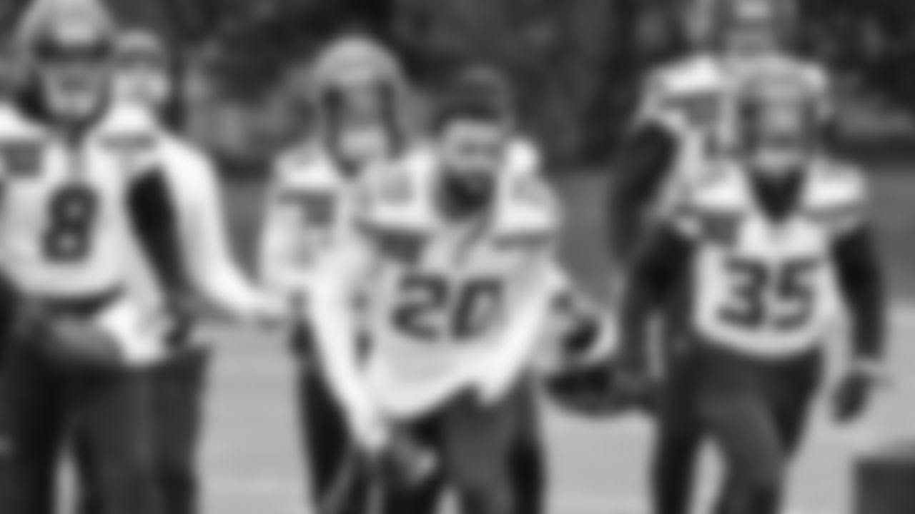 Seahawks safety Julian Love (20) practiced on Thursday, January 29, 2026 at the Virginia Mason Athletic Center.