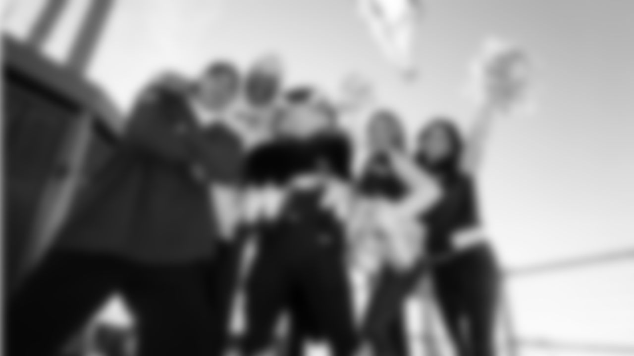 Seahawks Legends Walter Jones and Lofa Tatupu raised the 12 Flag on top of the Space Needle in honor of Blue Friday on January 16, 2026.