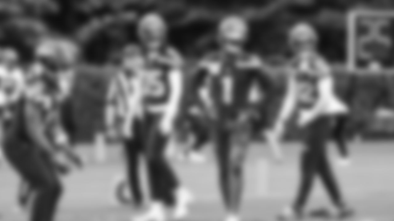 Seahawks wide receiver Marquez Valdes-Scantling (1) participated in a workout on day two of OTAs on Thursday, May 29, 2025 at the Virginia Mason Athletic Center.