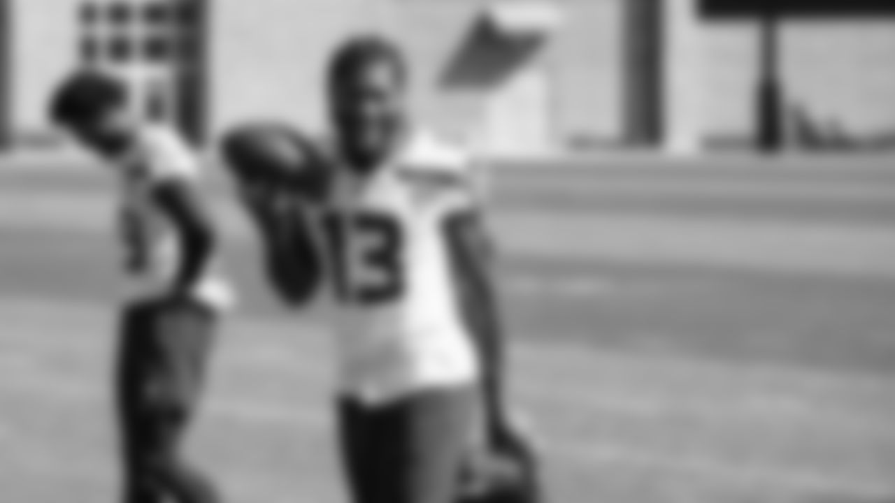 Seahawks linebacker Ernest Jones IV (13) practiced on Friday, September 19, 2025 at the Virginia Mason Athletic Center.