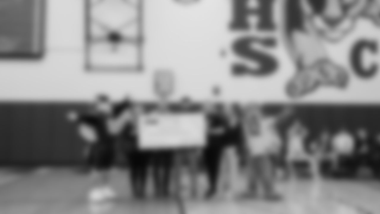 The Seahawks, Safeway, Delta Air Lines, Coca-Cola, and Head & Shoulders surprised Lakewood High School with a grant to help implement their first girls flag football team on November 25, 2025.